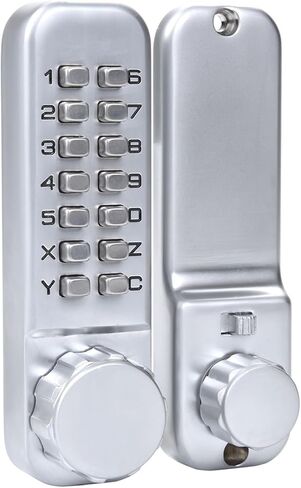 Zinc Alloy Keyless Combination Mechanical Digital Door Lock No Power Push Button Code Locks for Home Furniture Hardware 1Pcs in Saudi Arabia