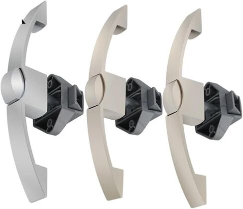 Camper Car Push Lock with Handle RV Caravan Boat Motor Home Cabinet Drawer Latch Button Locks for Furniture Handle Hardware 1Pcs(Bright Chrome 128mm) in Saudi Arabia