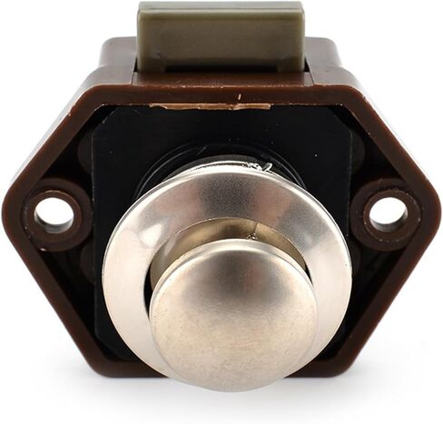 Camper Car Push Lock Diameter 20mm RV Caravan Boat Motor Home Cabinet Drawer Latch Button Locks for Furniture Hardware 1Pcs(Pearl nikel) in Saudi Arabia