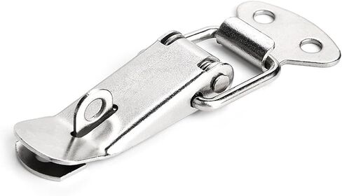 صناديق الخزانة الربيع المحملة مزلاج الصيد تبديل HASP HASP HASP لانزلاق الباب SILING WINDOW HARDWARE TOOL TOOL LOCK 1PCS (J108B) in Saudi Arabia