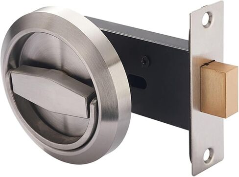 Hidden Door Locks Stainless Steel Handle Recessed Invisible Keyless Mechanical Outdoor Lock Home Hardware 1Pcs(Red Bronze Set) in Saudi Arabia