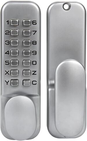Zinc Alloy Keyless Door Lock Mechanical Combination Lock Door Lock Code Lock for Home Handle Door Hardware 3 Color 1Pcs(Bronze) in Saudi Arabia