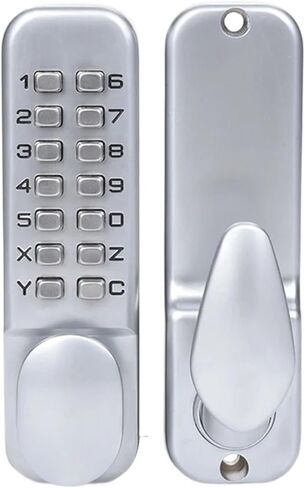 Zinc Alloy Keyless Security Lock Door Lock Hardware Mechanical Strongbox Password Safe Lock 1Pcs in Saudi Arabia