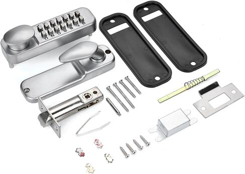 Zinc Alloy Keyless Security Lock Door Lock Hardware Mechanical Strongbox Password Safe Lock 1Pcs in Saudi Arabia