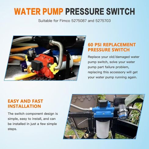 5157202 مجموعة مفتاح الضغط 60-PSI لـ 2.1 و 2.4 GPM مضخات FLO عالية in Saudi Arabia