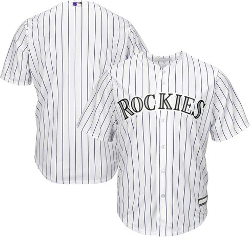 Outerstuff Colorado Rockies MLB Kids Youth 4-20 White Home Team Jersey in Saudi Arabia