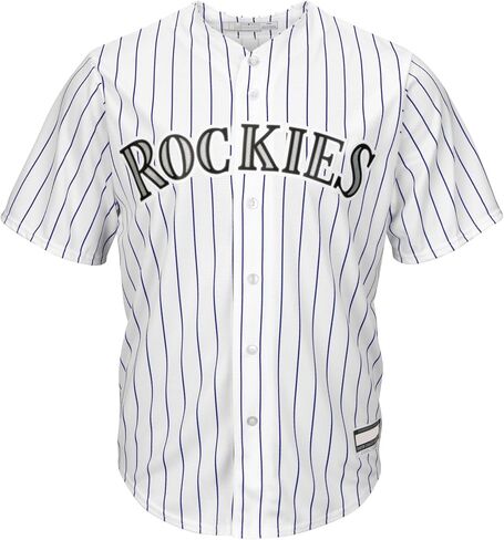 Outerstuff Colorado Rockies MLB Kids Youth 4-20 White Home Team Jersey in Saudi Arabia