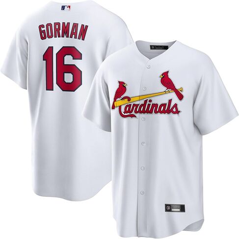 Outerstuff Nolan Gorman St. Louis Cardinals #16 MLB Kids Youth 4-20 White Home Player Jersey in Saudi Arabia