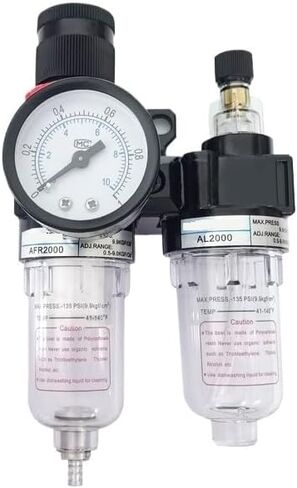 AFC2000 1/4" Port FRL Union Air Treatment Compressor Filter Pressure Regulator Combination Lubricator Combinations Oil Separator(AFC2000) in Saudi Arabia