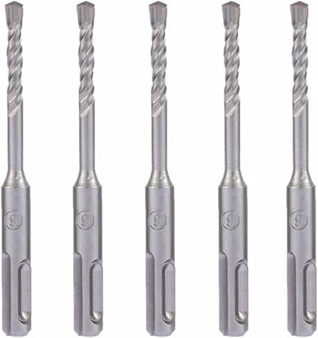 5pcs 4mm 5mm 6mm Hammer SDS بالإضافة إلى بتات الحفر مجموعة 110 مم من الطوب جدار من الطوب الحفر حفرة الحفر 016 (8x110mm 5pcs) in Saudi Arabia