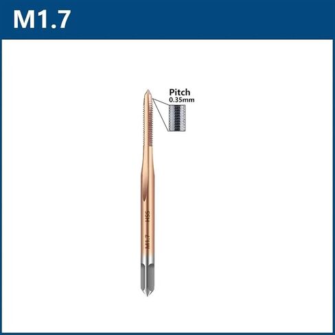 HSS 6542 Machine THE TAP TAP TAP DRIVER SCEL TAP TAP TAIL M1.1 M1.2 M1.4 M1.6 M1.7 M1.8 M2.0 1PCS (M1.2x0.25) in Saudi Arabia