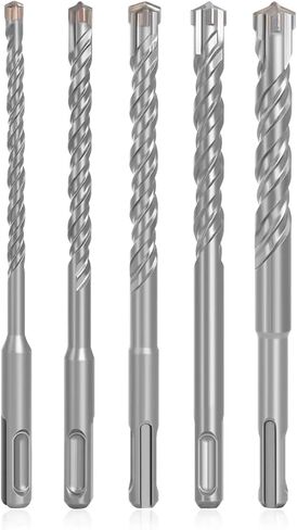 5Pcs Electric Hammer SDS Plus Drill Bit Set Cross Tips 4 Cutters 160mm for Concrete Wall Brick Block Masonry Drilling Bits 6mm in Saudi Arabia
