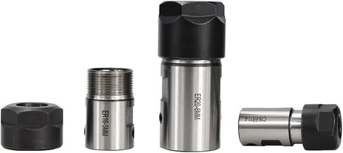 1Pcs ER11 ER16 ER20 Chuck Spindle Motor Shaft Extension Rod Spindle Rod 4-16mm(C25-ER20A-50L-8MM) in Saudi Arabia