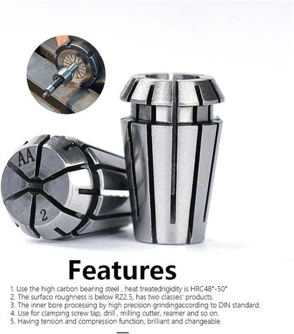 ER11 Collet Chuck 1-7mm 1/4 1/8 AA 0.008mm High Accuracy ER Spring Collet For Clamping Tool Holder 1Pcs(ER11 3.0mm) in Saudi Arabia