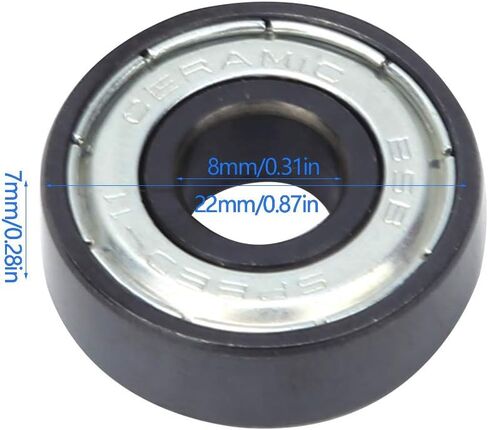 16pcs Ceramic Speed-11 High Speed Bearing with Iron Box for Roller Skates in Saudi Arabia