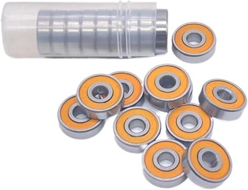10P 695RS Bearing 5x13x4 mm ABEC-7 Hobby Electric RC Car Truck 695 RS 2RS Ball Bearings 695-2RS Orange Sealed in Saudi Arabia