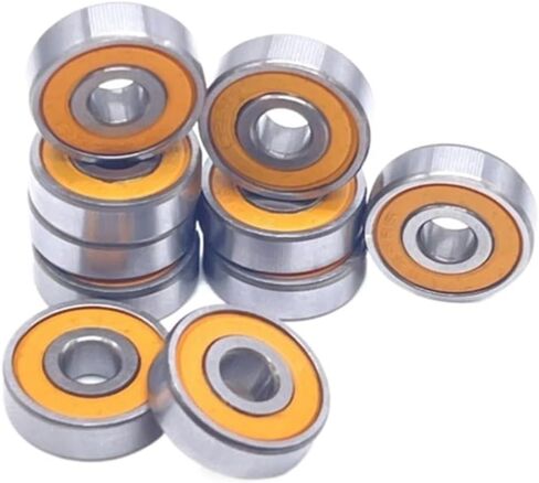 10P 695RS Bearing 5x13x4 mm ABEC-7 Hobby Electric RC Car Truck 695 RS 2RS Ball Bearings 695-2RS Orange Sealed in Saudi Arabia