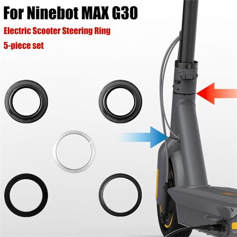 توجيه سماعة رأس محامل ل NINEBOT MAX G30 G30D SCROUTER BOWN محامل الألومنيوم حلقة من المنجنيز (مجموعة) in Saudi Arabia