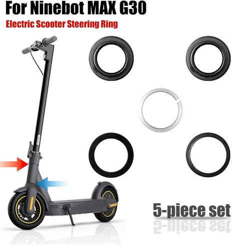 توجيه سماعة رأس محامل ل NINEBOT MAX G30 G30D SCROUTER BOWN محامل الألومنيوم حلقة من المنجنيز (مجموعة) in Saudi Arabia