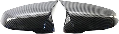 Car Rear View Side Mirror Cover Rearview Mirror Cap ABS Compatible For BMW 1 2 Series X1 F48 X2 F39 Z4 G29 F45 F46 F52 F40 Replacement(Black) in Kuwait