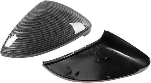 Car Rearview Mirror Cover Housing Caps Rearview Mirror Cover 2pcs Carbon Fiber Style Rearview Wing Mirror Cover Cap in Saudi Arabia
