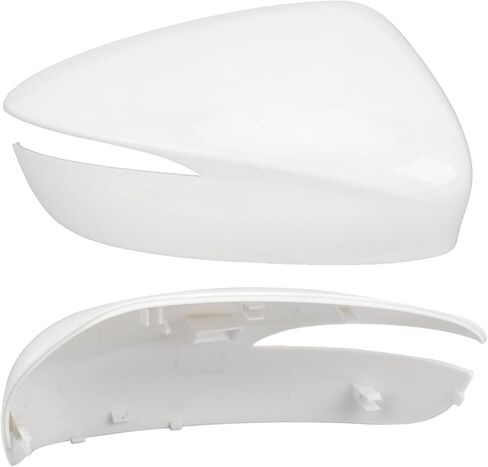 Yoidesu Side Mirror Cover for CX-3 2015-2019 CX-5 2015–2017, Car Rearview Mirror Cover, White Door Mirror Covers, Easy Installation, Additional Protective Layer (Right OE in Saudi Arabia