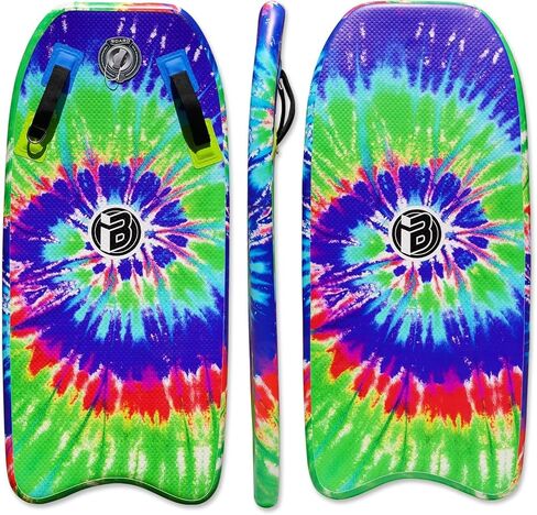 Inflatable Bodyboard Portable Surfboard with Hammer Seam Technology Storage 48 Inch Super Folding Body Board with Max Inflation Pressure 15PSI in Kuwait