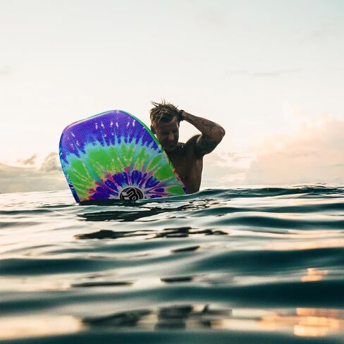 Inflatable Bodyboard Portable Surfboard with Hammer Seam Technology Storage 48 Inch Super Folding Body Board with Max Inflation Pressure 15PSI in Kuwait