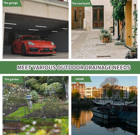 Cast Iron Manhole Cover and Frame, 12" B125 Septic Tank Lid with Base, Heavy Duty Round Sewage Basin Lid, Non-Slip Reinforced Sewage Basin Cover,Black Metal Inspection Cover. in Kuwait