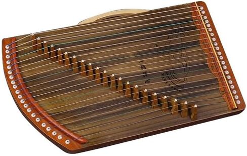 أداة Guzheng المحمولة ، الحجم: 60 × 35 × 6cm ، Guzhengs المهنية مع حقيبة الظهر والإكسسوارات ، 21 سلاسل ، مناسبة للبالغين/الأطفال Guzheng (أسود) in Saudi Arabia