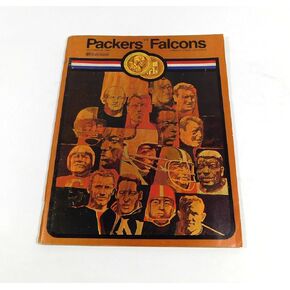 1969 Atlanta Falcons at Bay Packers NFL Football Program 10-26-69 - NFL Programs in Kuwait