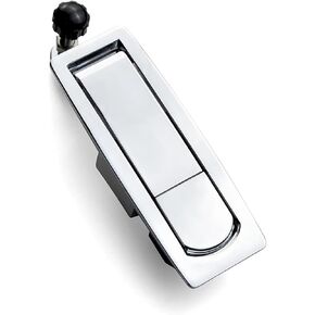 XK141-35W Concealed Handle Pop-up Panel Cabinet Door Plane Lever Lock Pop-up Panel Lever Bounce Button Lock 1Pcs(XK141-35WP) in Saudi Arabia
