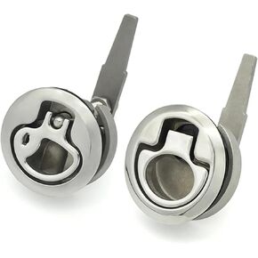 XK246-2-316 M1 Circular Pull Ring Tongue Lock 316 Material with Lock and Without Lock 1Pcs(XK246-2-316S) in Kuwait