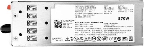 570W لـ R710 T610 Server Power Supply A570P-01 C570A-S0 A570P-00 0T327N 0VPR1M T327N VPR1M in Kuwait