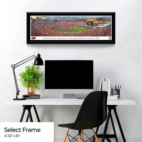 Oklahoma State Bedlam Celebration - Unframed 40 x 13.5 Poster by Blakeway Panoramas in Saudi Arabia