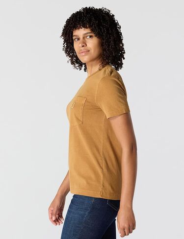 Carhartt Womens Relaxed Fit Lightweight Short Sleeve Garment Dye Pocket T-Shirt in Saudi Arabia