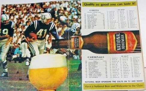 1964 NFL Colts v Cardinals Program 10/12 Johnny Unitas 89297b9 - NFL Programs in Saudi Arabia