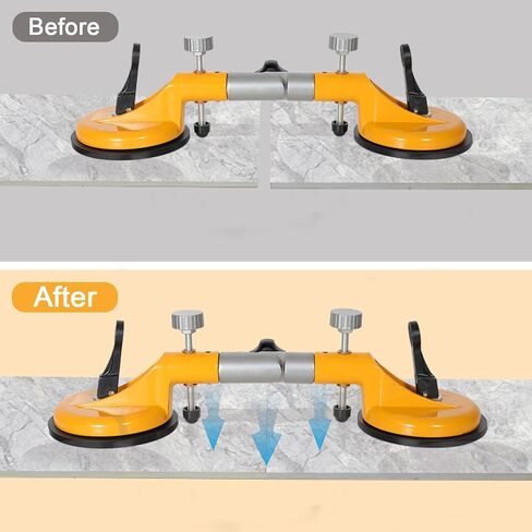 احترافي 90-270 ° Seam Seam Seam القابل للتعديل | أداة الانضمام والتسوية كونترتوب للمطبخ ، الحمام | مشابك كأس الشفط الشاقة للجرانيت والرخام والكوارتز والبلاط والحجر (2 حزمة) in Saudi Arabia