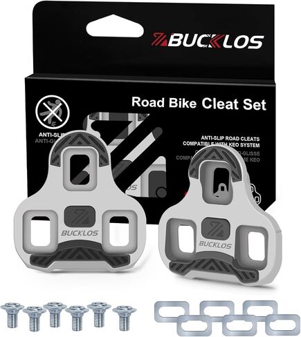 مرابط Bucklos Keo Grip Bike Pike Cleats متوافقة مع Look Road Devals-anti-slip surface لدوران ركوب الدراجات الداخلي وركوب الدراجات في الهواء الطلق على الطريق in Saudi Arabia
