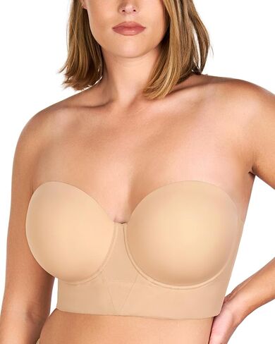 HSIA Black Strapless Bras for Women Large Bust Plus Size Strapless Bra Heavy Breast Supportive Lift Corset Bras in Kuwait