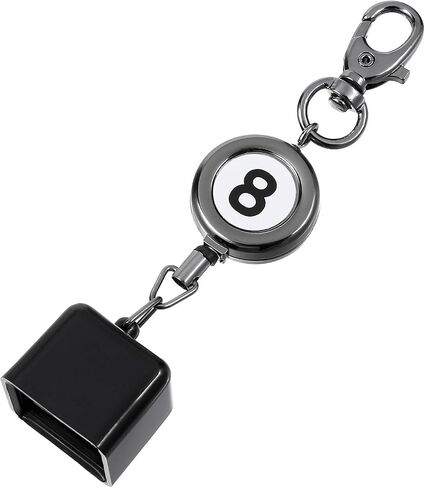 Snooker Chalk Holder Billiards Pool Cue Chalk Holder Billiard Smoker Excedicory مع حلقة مفتاح قابلة للسحب in Saudi Arabia
