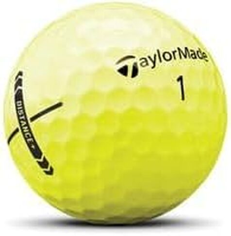 Taylormade Distance+ Yellow AlignXL Golf Balls - 2025 Model in Saudi Arabia
