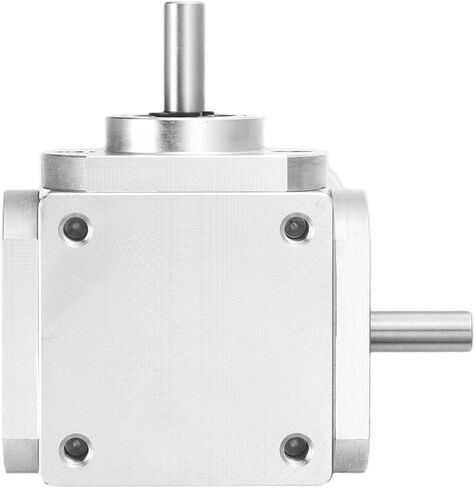 uxcell Gear Box 90 Degree Right Angle Bevel Gearbox 1:1 Right Single Output Shaft 1 Module 20 Teeth Bevel Gear Aluminum Frame Simple Mechanical DIY Module 8mm Shaft,65x66x30mm(LxWxH) in Saudi Arabia