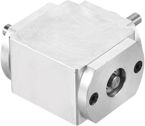 uxcell Gear Box 90 Degree Right Angle Bevel Gearbox 1:1 Right Single Output Shaft 1 Module 20 Teeth Bevel Gear Aluminum Frame Simple Mechanical DIY Module 8mm Shaft,65x66x30mm(LxWxH) in Saudi Arabia