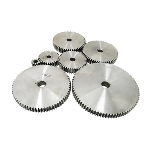 Industrial Gear,Pinion spur Gear 1 Piece 1M Flat Spur Gear Wheel 1M27T 28T 29T Steel Motor Gear(6.35mm-1M28T) in Kuwait