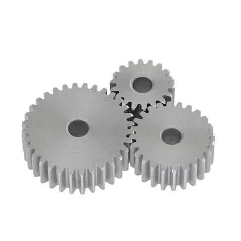 Industrial Gear,Pinion spur Gear 1 Piece 1M Flat Spur Gear Wheel 1M27T 28T 29T Steel Motor Gear(6.35mm-1M28T) in Kuwait