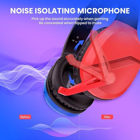 Wireless Gaming Headset with Noise Canceling Microphone for PS5, PC, PS4, 2.4G/Bluetooth Gaming Headphones with USB and Type-c Connector, Wired Mode for Controller (Green) in Saudi Arabia