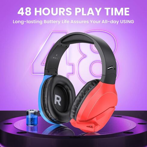 Wireless Gaming Headset with Noise Canceling Microphone for PS5, PC, PS4, 2.4G/Bluetooth Gaming Headphones with USB and Type-c Connector, Wired Mode for Controller (Green) in Saudi Arabia