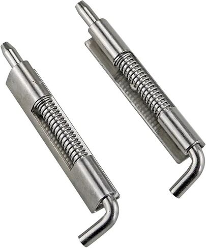 Stainless Steel Spring Bolt Hinge Iron Sheet Cabinet Door Detachable Left and Right Cabinet Door Bolts 1Pcs(Left Direction) in Saudi Arabia