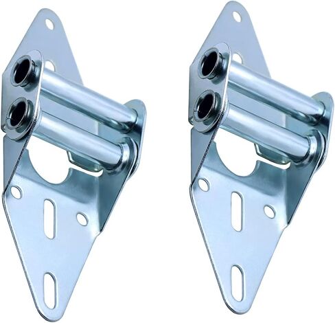 Garage Door Hinge Replacement Garage Repair -14 Gauge Steel with Galvanized Finish - Residential/Light Commercial Garage Door Replacement | Heavy Duty Hinges | Hinge #2 (Set of 4) in Saudi Arabia